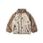 ブルゾン ジャンバー アウター 裏メッシュ恐竜柄切替ジャケット キッズ 子供服 男の子