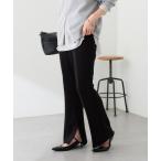  слаксы брюки маленький видно / штемпель flare pants /WEB ограничение женский 