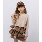 tシャツ 「動くたびラメが煌めく」シルバーロゴラメニュアンストップス キッズ 子供服 女の子