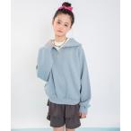 トレーナー 「MELLOW-LY」ハーフジップレイヤードトップス キッズ 子供服 女の子