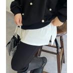 t рубашка поддельный Layered cut and sewn женский 