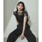 [Kana] брюки платье S черный × черный женский 
