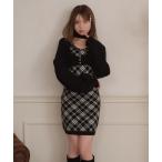  One-piece [3 позиций комплект ] Layered проверка вязаный Mini One-piece 