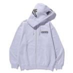  Parker MULTI EMBLEM ZIP UP HOODED SWEATSHIRT мужской женский 