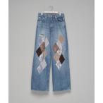  широкий брюки джинсы [MASU]MB DIAMOND WIDE JEANS мужской 