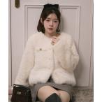  пальто внешний poodle fur coat / пудель меховое пальто женский 