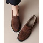  Loafer под замшу монета Loafer женский 