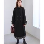  пальто Пальто Честерфилд [WEB ограничение цвет ]JAPAN FABRIC двойной Cesta - длинный длина шерстяное пальто женский 