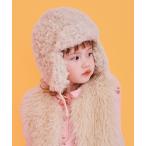 キャップ 帽子 p.premier/ピードットプルミエ ファーフライトキャップ フェイクファー もこもこ かわいい おでかけ 防寒 カジュアル 2026年秋冬 秋服 冬服
