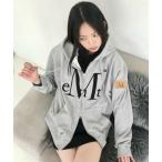 パーカー MUCENTブランド直輸入正規品/ワディアプリケロゴフードジップアップ Wadi Applique Logo Hooded Zip-Up レディース メンズ