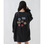 ワンピース ワッペンルーズミニワンピース キッズ 子供服 女の子
