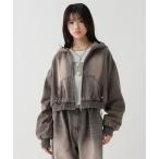 デニムジャケット アウター DNMフードショートブルゾン キッズ 子供服 女の子