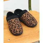  туфли без застежки MEImeiLEOPARD QUILTING MOC SHOES 2WAY Leopard стеганое полотно mok обувь / Lady*s женский 