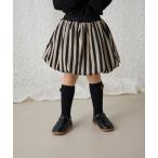 スカート 「リンク」ストライプバルーンスカート キッズ 子供服 女の子