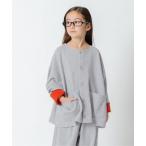 カーディガン 袖口裏配色カーディガン_AAAL PRODUCTS キッズ 子供服 男の子 女の子