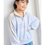 「KIDS/キッズ」「FILA/フィラ別注」ハーフジップ配色スウェットプルオーバー キッズ 子供服