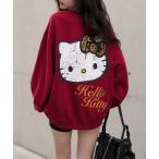  футболка тренировочный HELLO KITTY принт большой размер футболка женский 