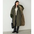  Mod's Coat пальто [forksy.][ Monstar серии ] вельвет × боа необычность материалы Mix с высоким воротником длинное пальто женский 