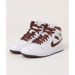 ナイキ nike スニーカー NIKE ナイキ W AIR JORDAN 1 MID エア ジョーダン 1 MID WBQ6472 125WHITE/CACWOW メンズ