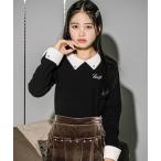 tシャツ シャギーカラーリブトップス(130~160cm) キッズ 子供服 女の子