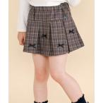 スカート プリーツチェック柄スカパン(90~130cm) キッズ 子供服 女の子