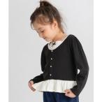 tシャツ レイヤード風長袖トップス キッズ 子供服 女の子