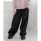 ワイドパンツ パンツ サイドレースアップワイドパンツ キッズ 子供服 女の子