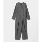 オールインワン 「conte」ラペル ラップ オールインワン レディース
