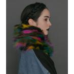  защита горла "neck warmer" шарф снуд MIX мех пелерина женский 