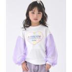 袖チュール裏毛トップス キッズ 子供服 女の子