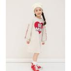 ワンピース 「リンク」ボーダー袖フリルワンピース キッズ 子供服 女の子