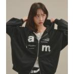パーカー アップリケパーカー レディース