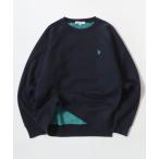  футболка тренировочный 2026AW U.S. POLO ASSN./ You e spo нижний sn большой размер распределение цвета обратная сторона мохнатый боа one отметка Logo вышивка тренировочный футболка re...