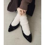 バレエシューズ パンプス 「追加」ポインテッドグリッタードットバレエ