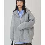 パーカー ポンチZIPパーカー レディース
