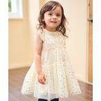 ワンピース ハートチュールワンピース キッズ 子供服 女の子