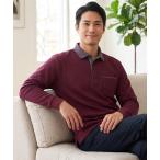  рубашка-поло [KANSAI YAMAMOTO HOMME/ Kansai Yamamoto Homme ] tuck олень. . ткань . воротник длинный рукав Polo мужской женский 