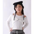 tシャツ 「10C REPIPI」リボンレイヤードトップス キッズ 子供服 女の子