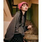 パーカー 「MODE NORM CORE」 裏毛バイカラーパーカー レディース