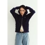パーカー hooded knit parka レディース