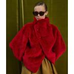  пальто внешний [26WINTER PRE-ORDER]Stand Neck Boa Coat/ подставка шея боа пальто женский мужской 