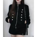  милитари жакет Mod's Coat metal кнопка Napoleon жакет Zip тренировочный блузон женский 