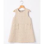 ワンピース 140〜150cm / ツイード ジャンパー ワンピース キッズ 子供服 女の子