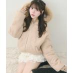  пуховик пуховик [Belle Charme]Fur Hood Short Eco Down женский 