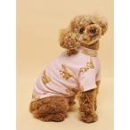 犬 服 「CAT＆DOG」トイプードル柄カットソープルオーバー