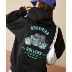 パーカー 裏起毛 PUBLUX/パブリュクス Bohemian HOODIE レディース