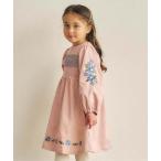 ワンピース フラワー刺繍ワンピース キッズ 子供服 女の子