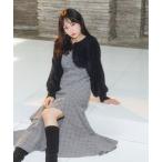 ワンピース 「≠ME 鈴木瞳美さん着用」ニットボレロセ