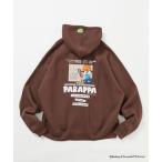 パーカー 限定展開 パラッパラッパー 別注 ビックシルエット カラー パーカー メンズ