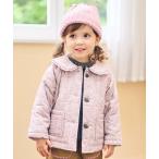ブルゾン アウター 花柄キルトジャケット キッズ 子供服 女の子
